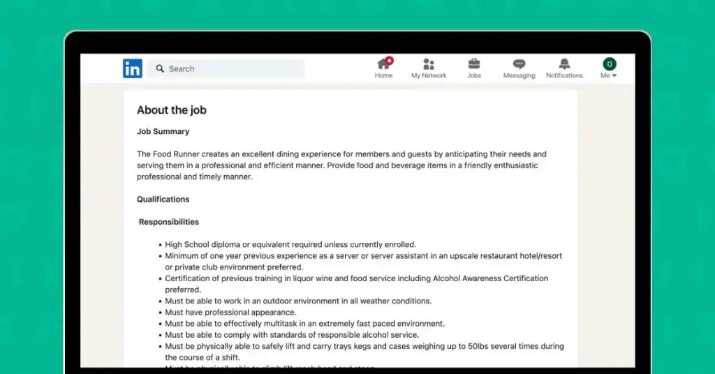 Food Runner Job Description Salary, Tips, and Template