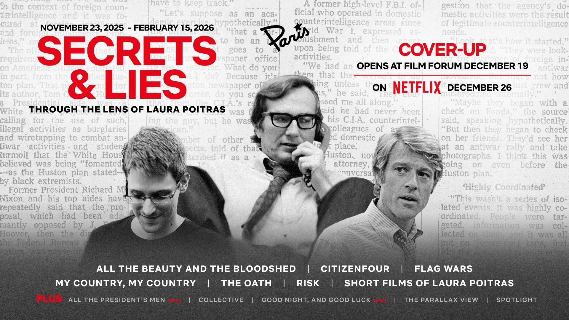 Paris Theater Secrets & Lies Through the Lens of Laura Poitras