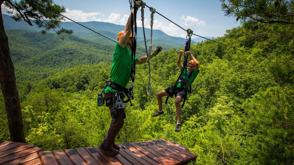 Best & Fun Canopy Tour in Gatlinburg, Pigeon TN Area