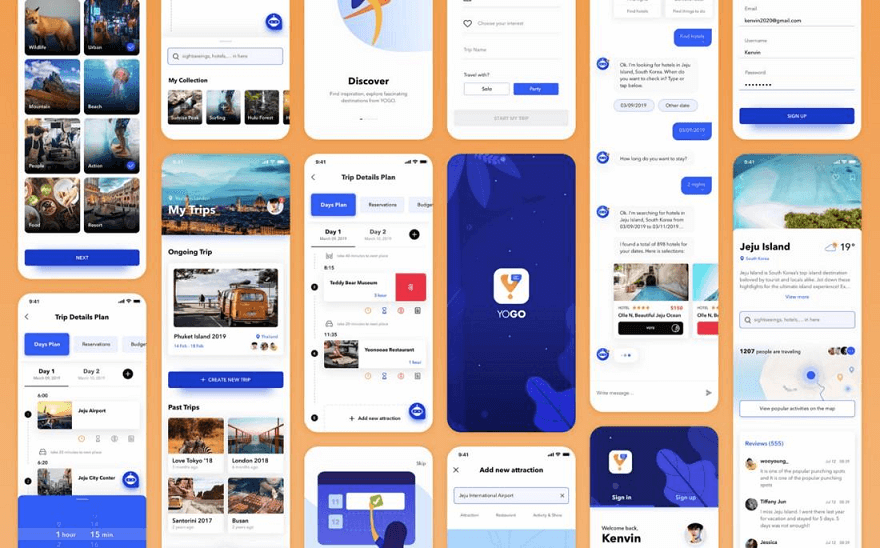 Beautiful Travel App UI Design Case Studies [2023]