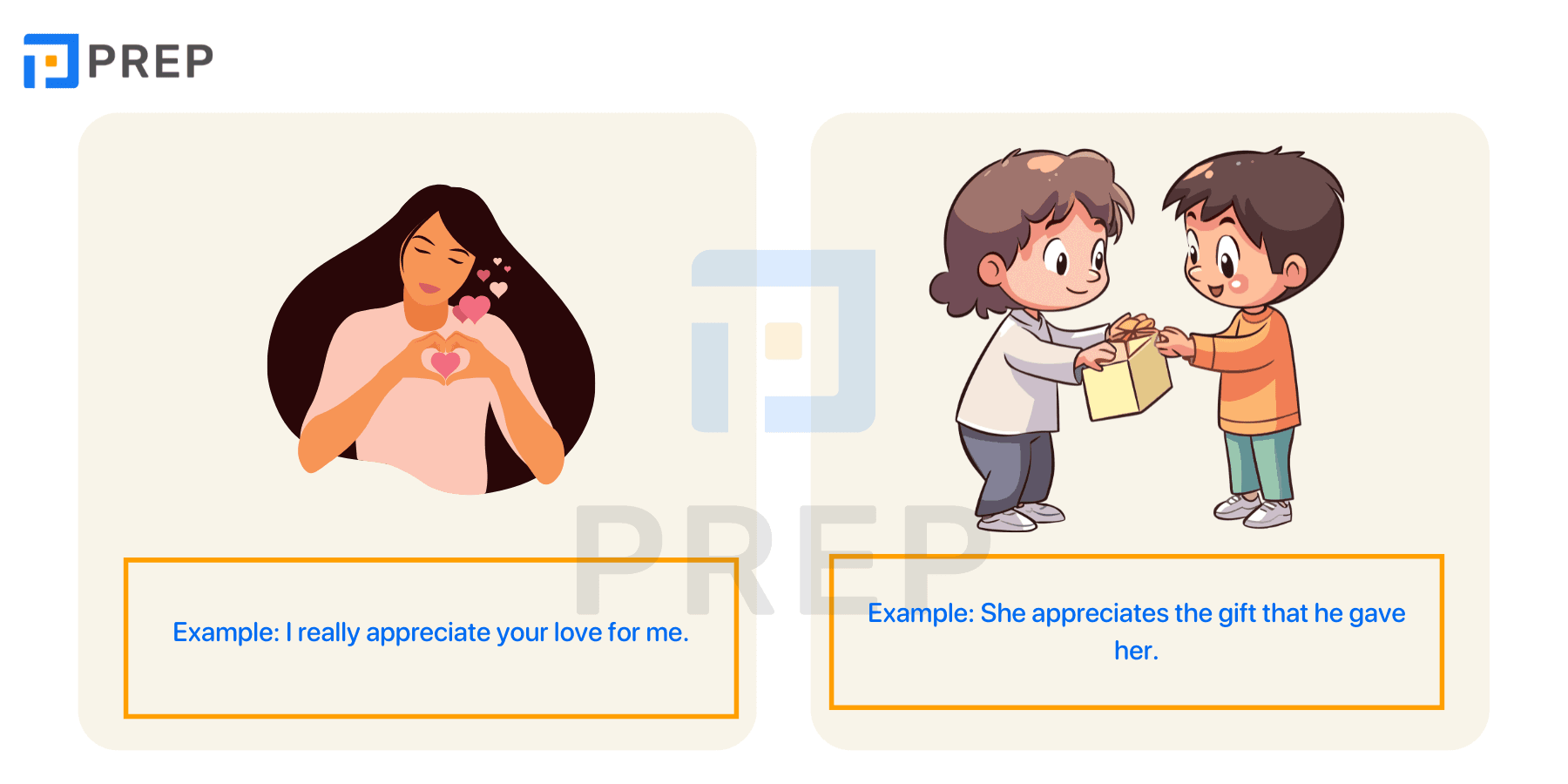 What is Appreciate? How to Use the Appreciate Structure in English