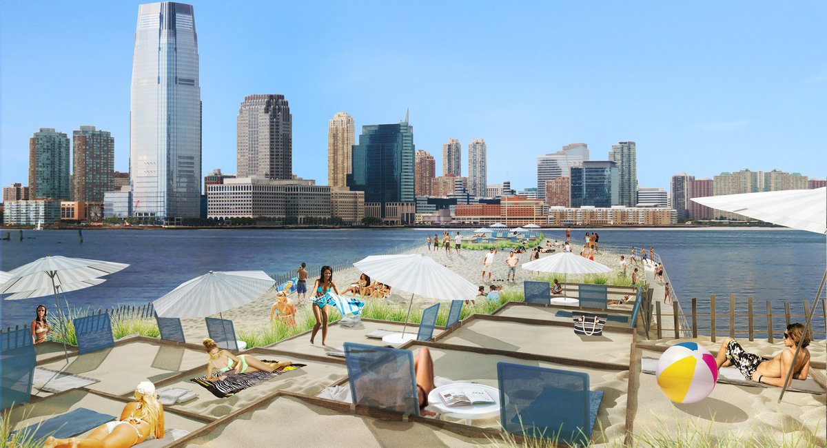 Can This Floating Beach Off Manhattan's West Side A Reality