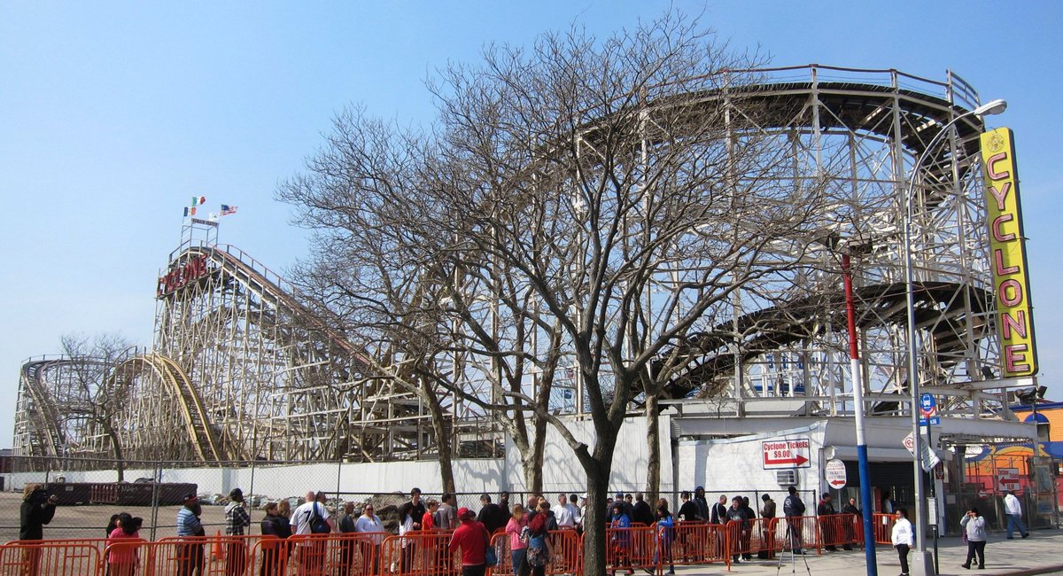 Photos Coney Island Back The Cyclone, Wonder