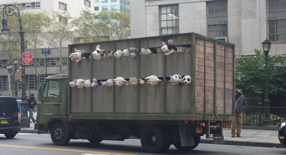 Photo, Video Disturbing Stuffed Animal Truck IS The Work Of Banksy