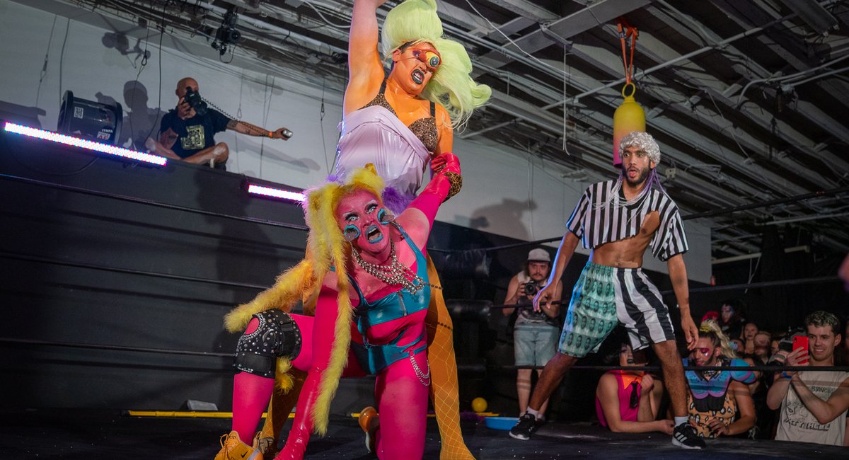 Inside Choke Hole, A Spectacular Drag Queen Wrestling Match In Queens