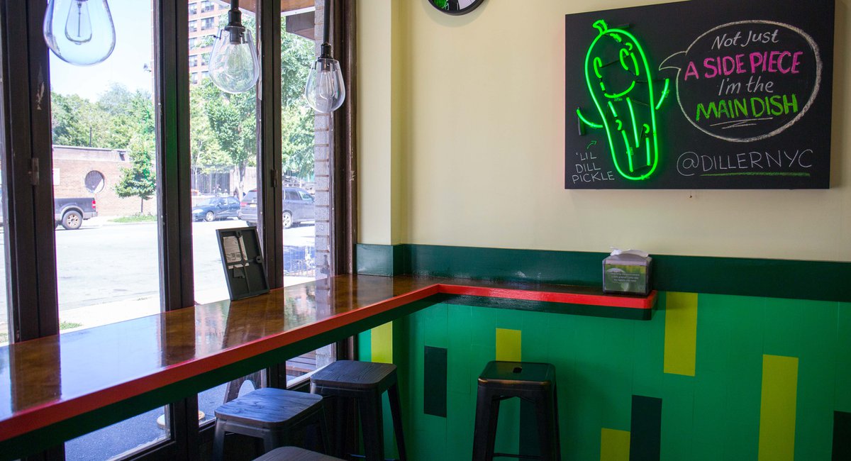 The Diller Fried Pickle Restaurant Is Finally Open On The LES Gothamist