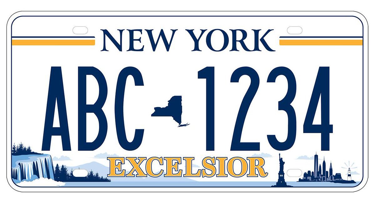Does The New NY State License Plate Kind Of Suck Or What? Gothamist