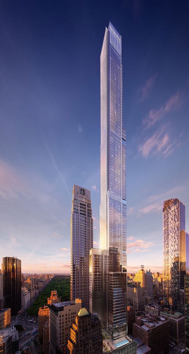 Central Park Tower About To The Tallest Residential Building In