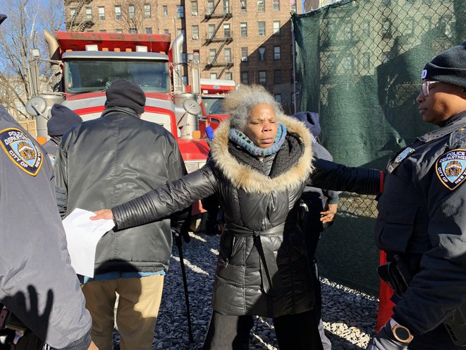 'We're Not Going Anywhere' Brooklyn Protesters Arrested At