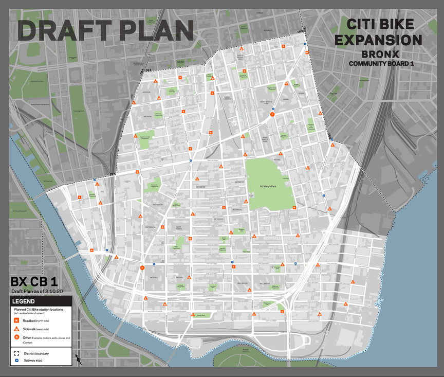 Citi Bike Bronx Expansion Finally Coming Into Focus With Draft Map Of
