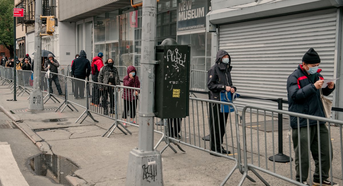 A Third Of NYC Food Pantries Have Closed, Swelling Bread Lines During