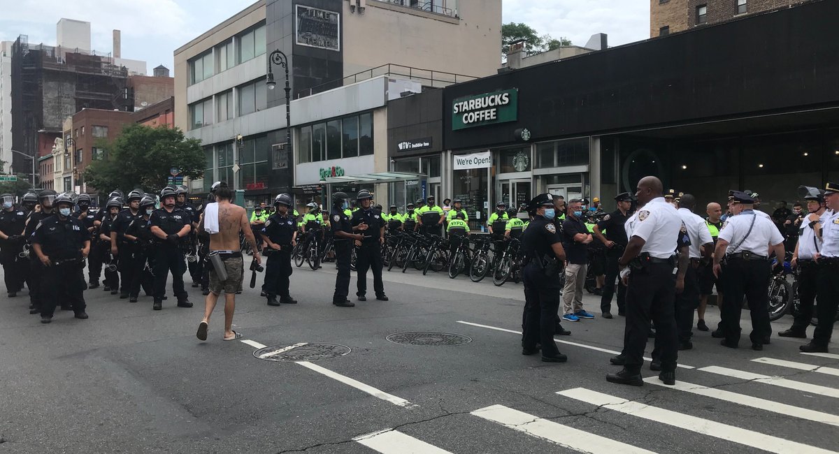 NYPD Officers Arrest And Pepper Spray Queer Liberation March Protesters