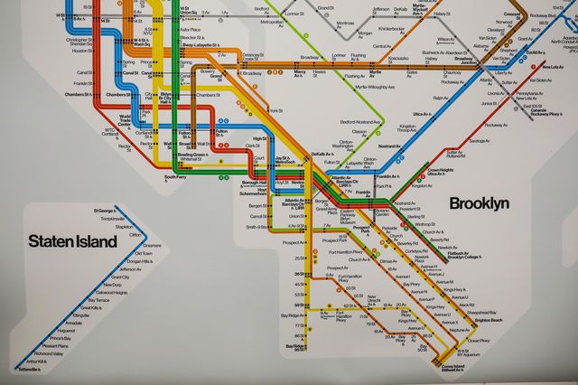 New York Subway Map Brooklyn Photos: Mta Is Trying Out Six Reimagined Subway Maps At Brooklyn Station - Gothamist