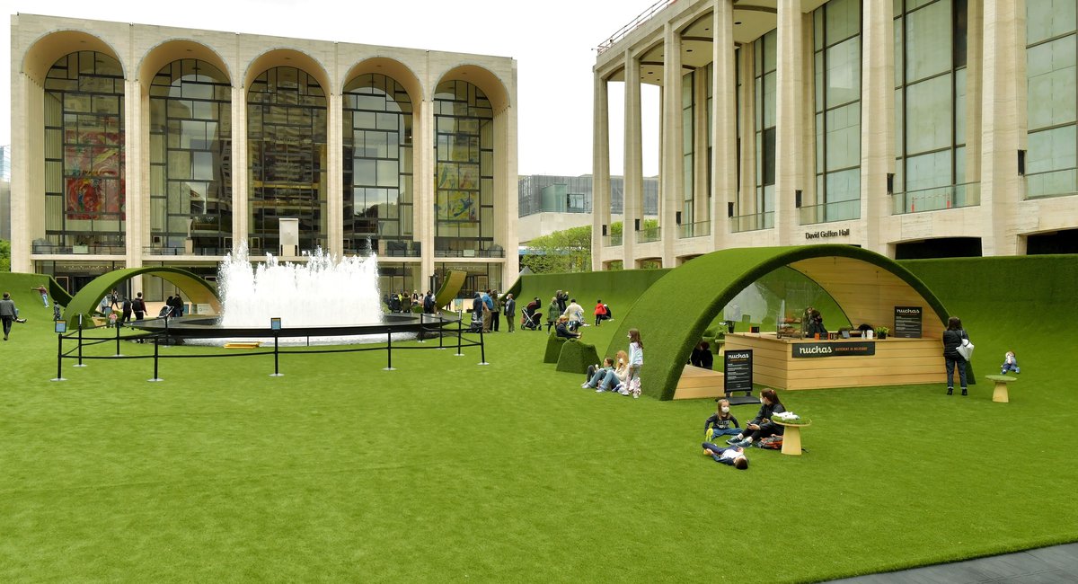 Lincoln Center's New Public Lawn, THE GREEN, Enchants New Yorkers