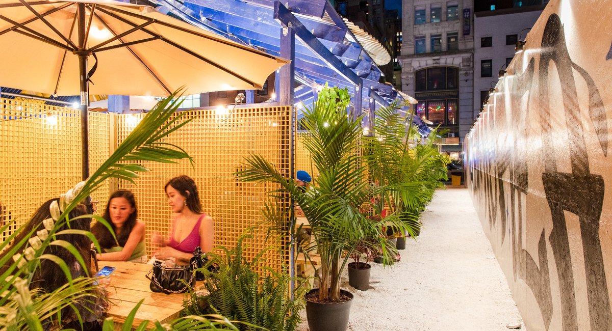 These Outdoor Dining Structures And Open Streets Won 'Alfresco' Awards