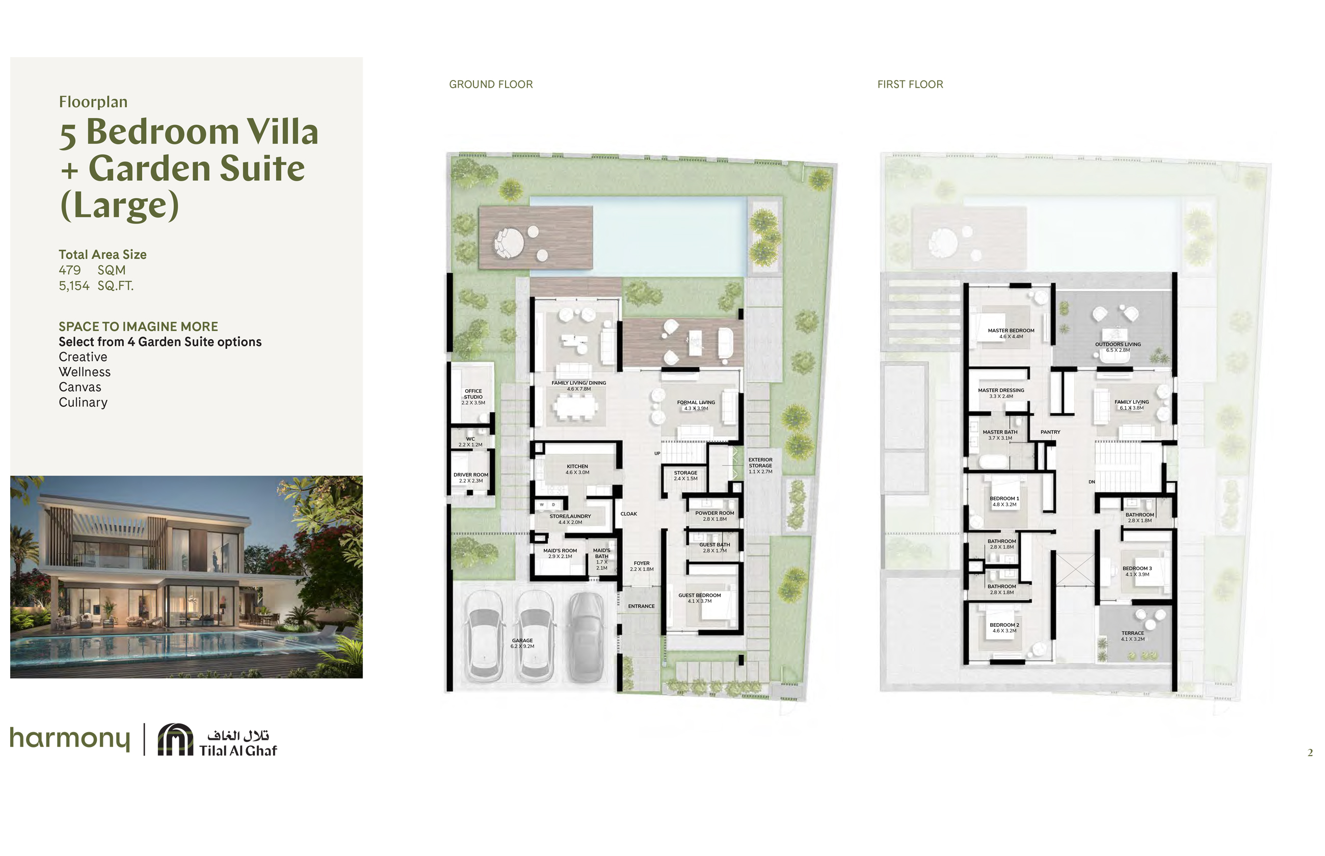 Harmony Villas Floor Plans Majid Al Futtaim