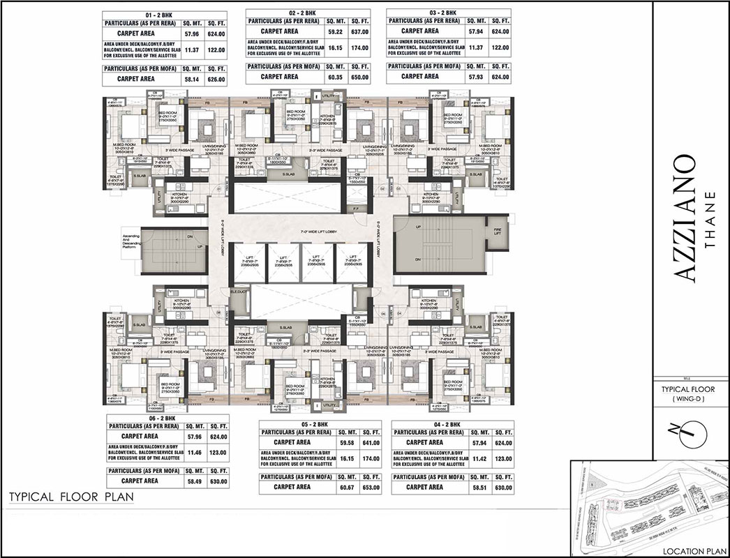 Rustomjee Urbania at Thane West, Mumbai Floor Plan