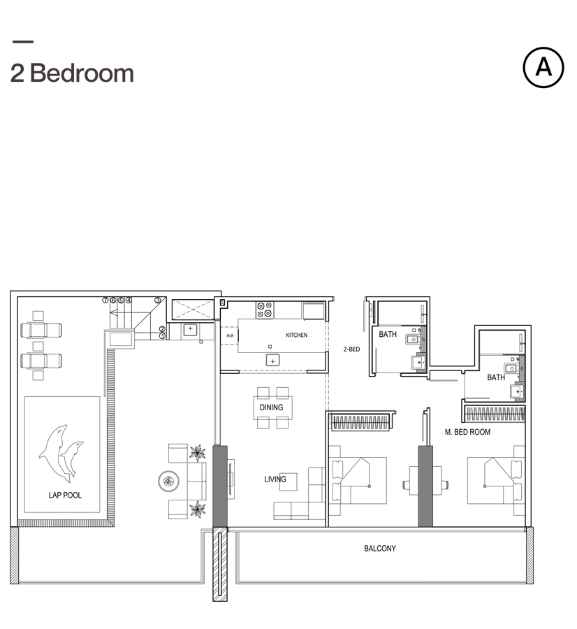 Binghatti Amber Apartments at JVC Dubai Floor Plans