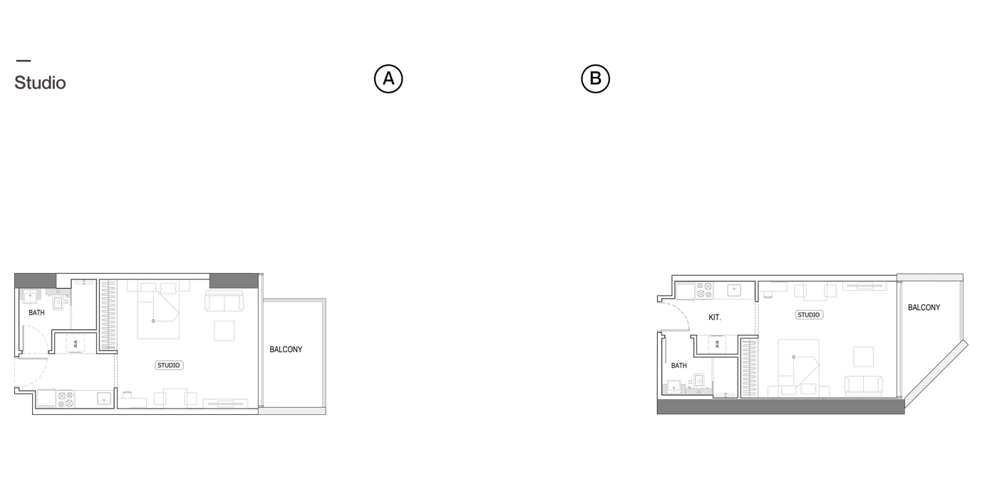 Binghatti Amber Apartments at JVC Dubai Floor Plans