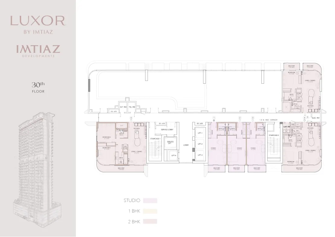 The Luxor by Imtiaz Developments Floor Plan