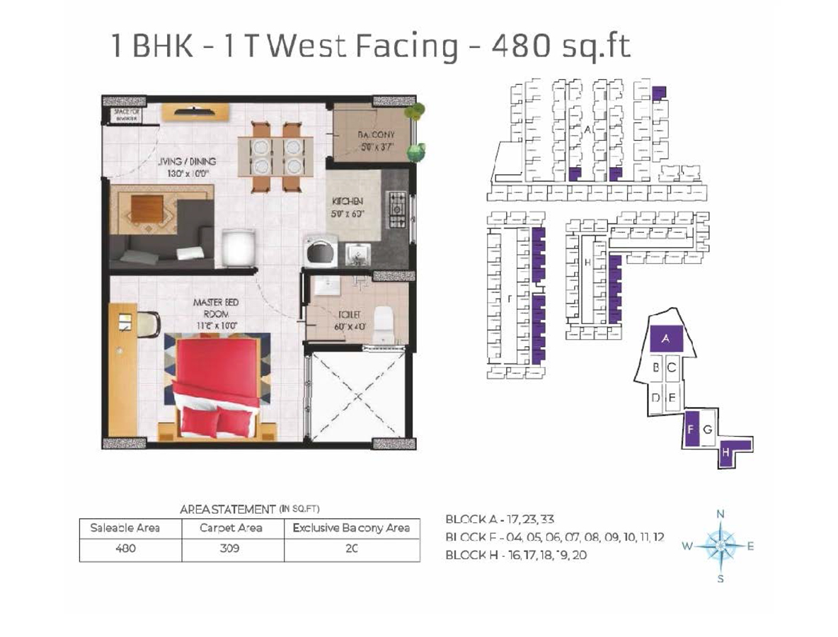 Jubilee Residences Apartments, Guduvanchery, Chennai Floor Plan