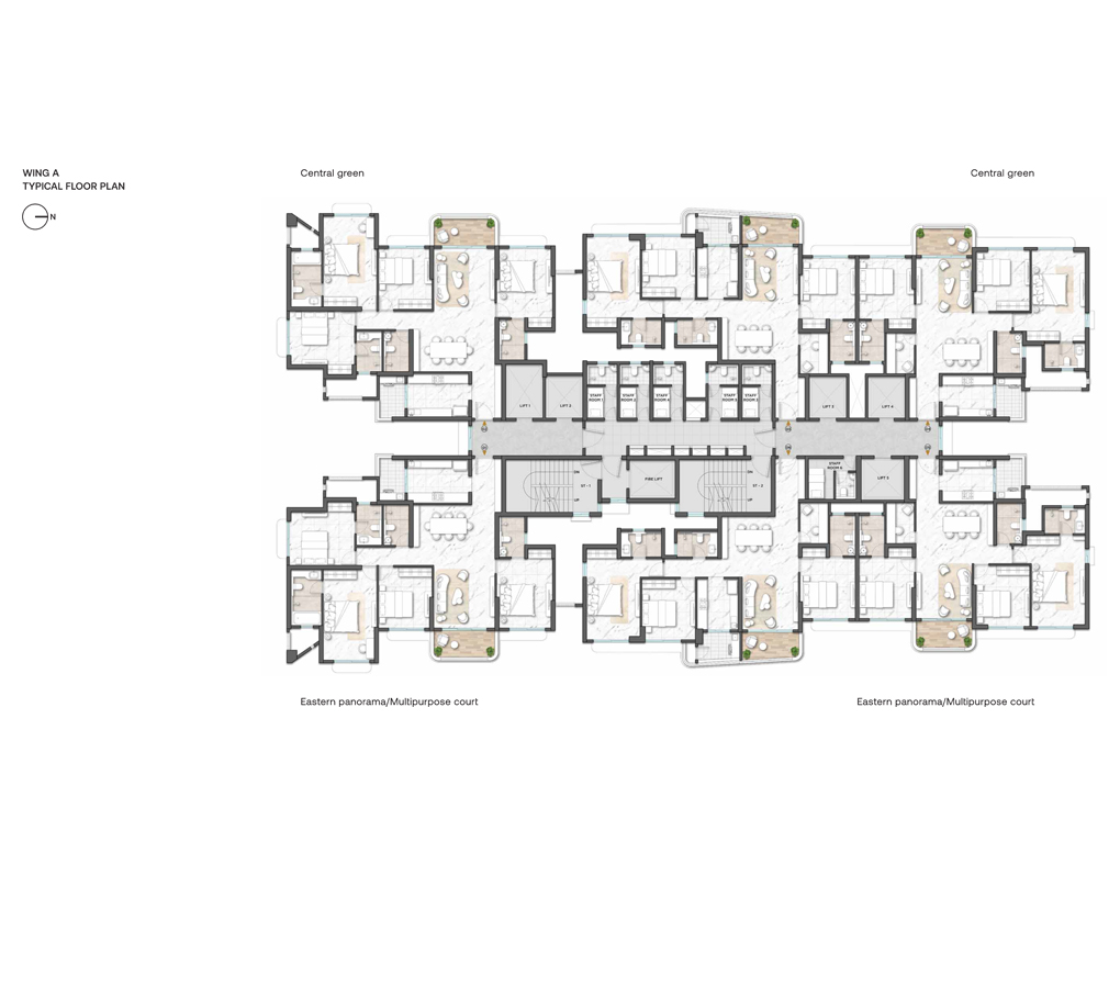 Stella Apartment, Duplex & Townhouse at Thane West Floor Plan