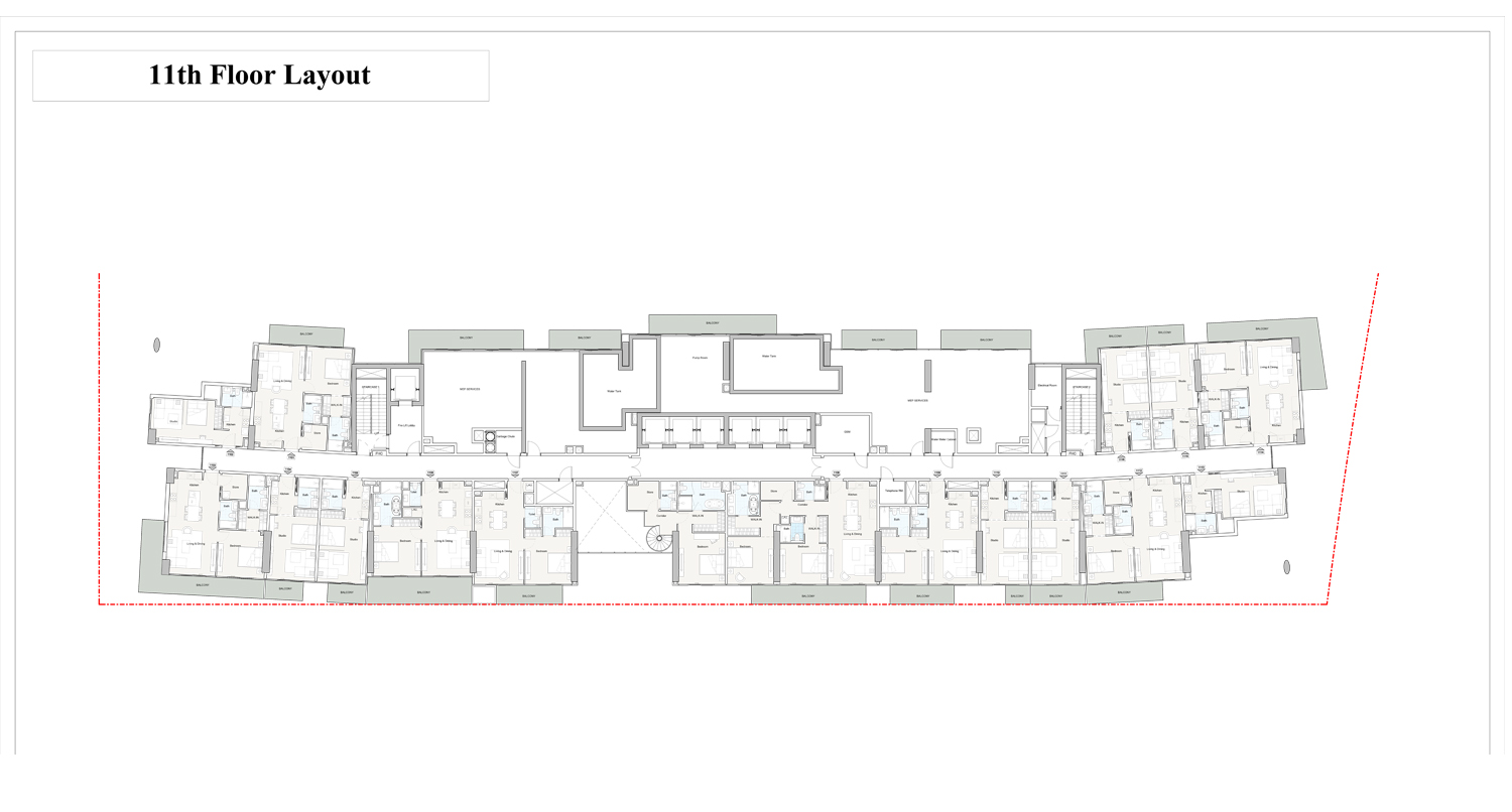 One Park Central Residences at JVC Floor Plan