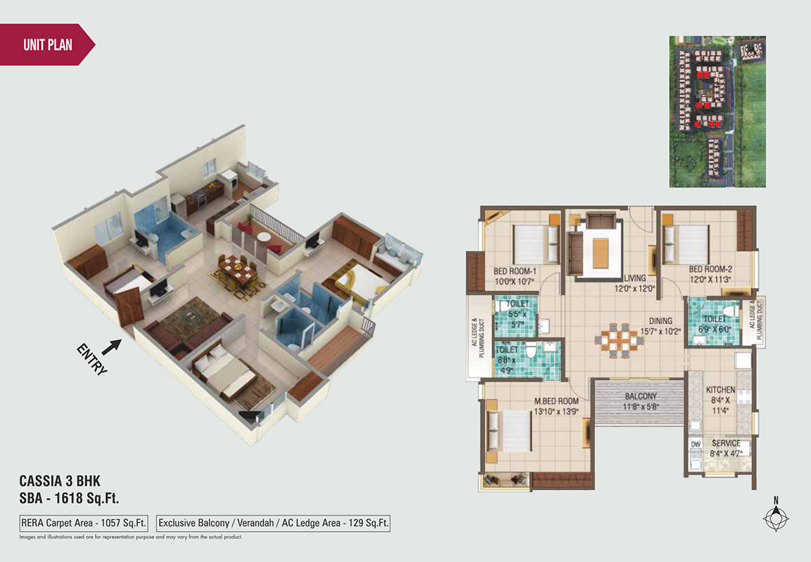Alliance Galleria Residences at Pallavaram, Chennai Floor Plan