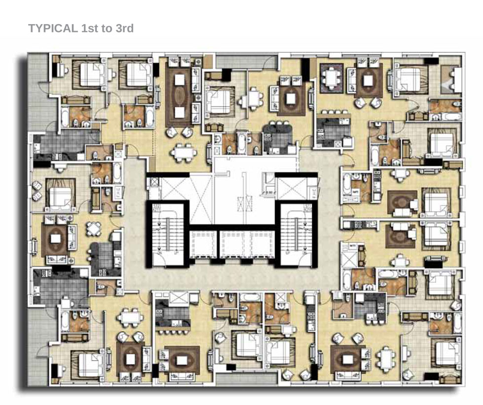 Damac Park Central at Business Bay, Dubai Floor Plan