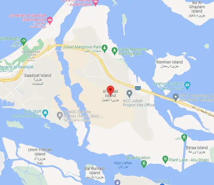 Jubail Island, Abu Dhabi