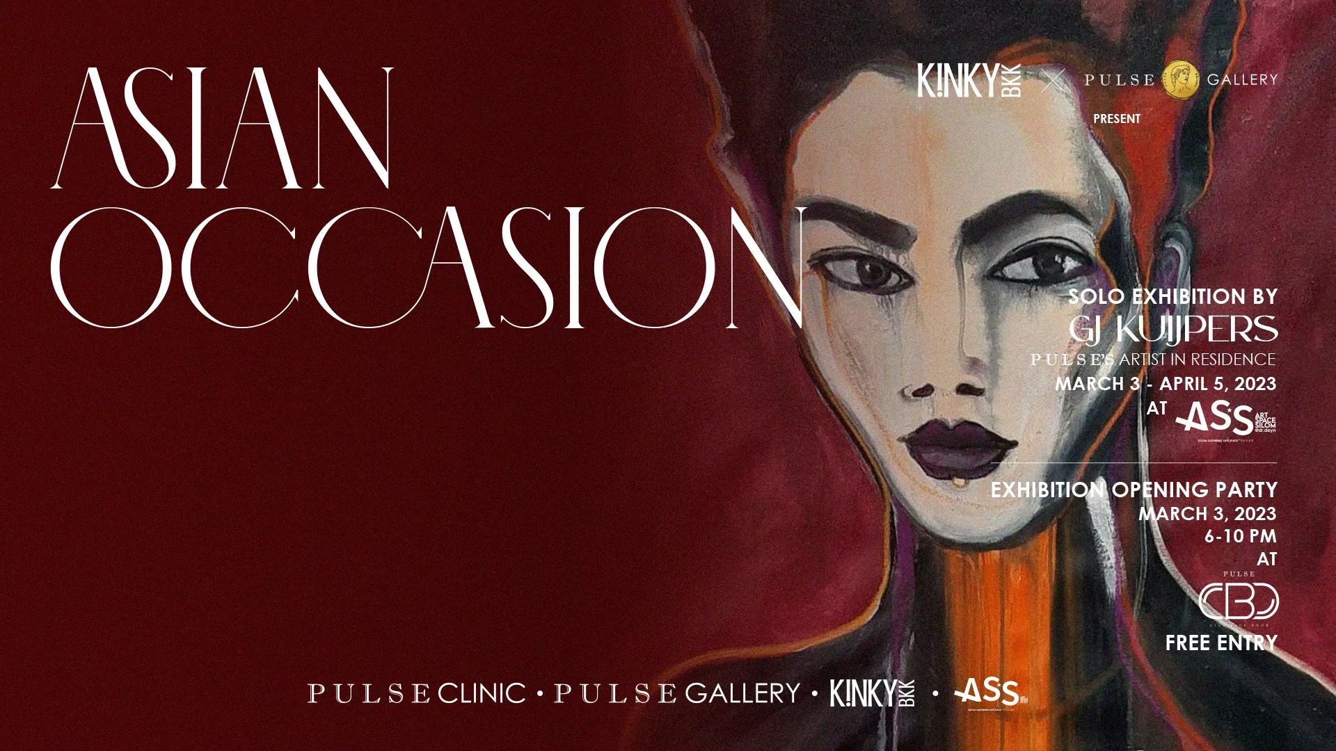 KinkyBKK presents "ASIAN OCCASION" GJK Solo Exhibition | PULSExhibiton