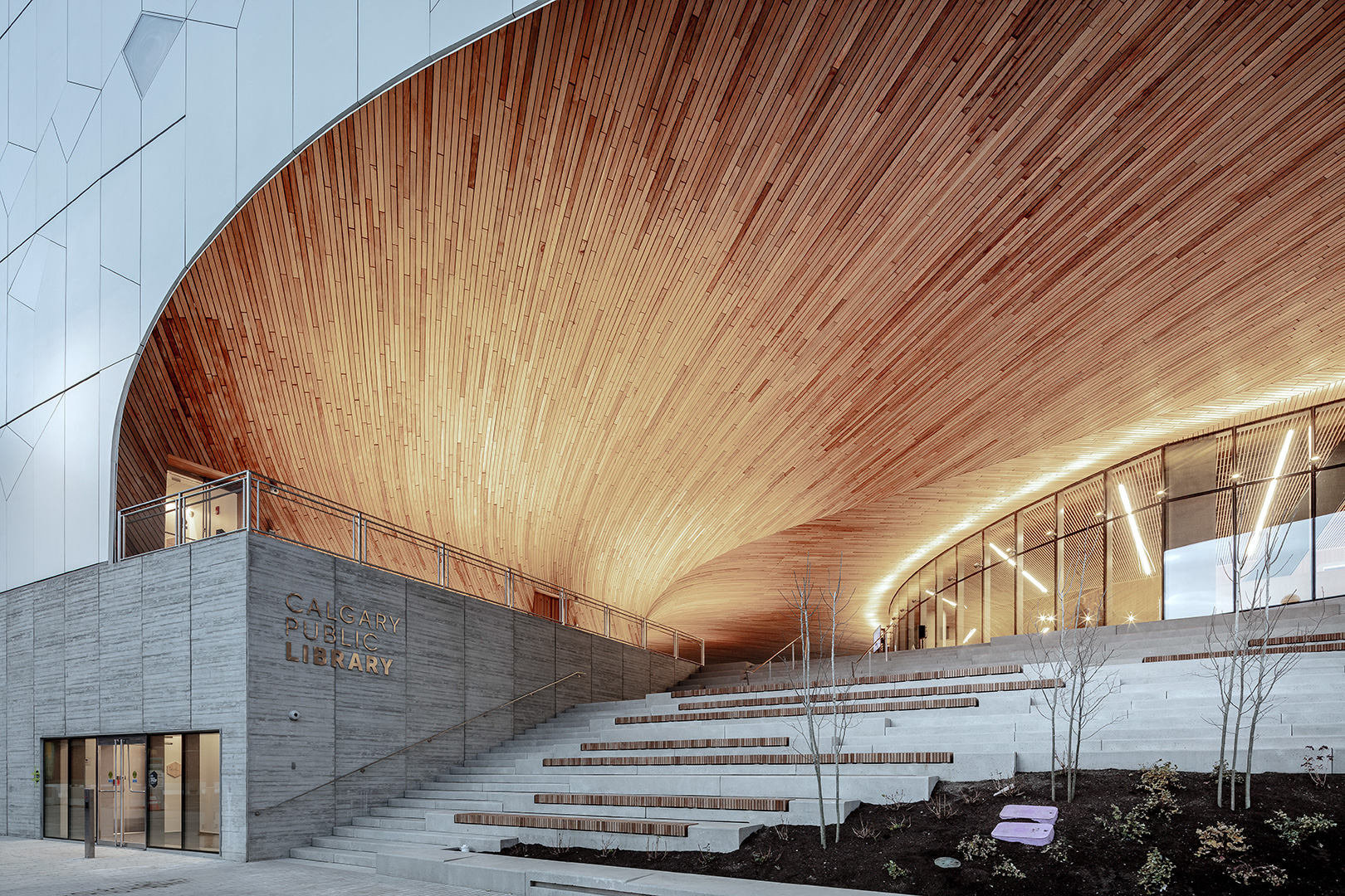 Project of the Week Calgary Public Library Real Cedar