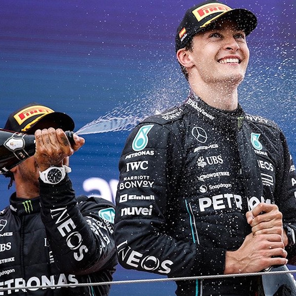 Lewis Hamilton Wore a Mysterious New IWC Watch at the F1 Grand Prix—Here’s Everything We Know