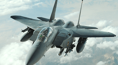 What caused an US Air Force F-15 to buzz an Iranian airliner?