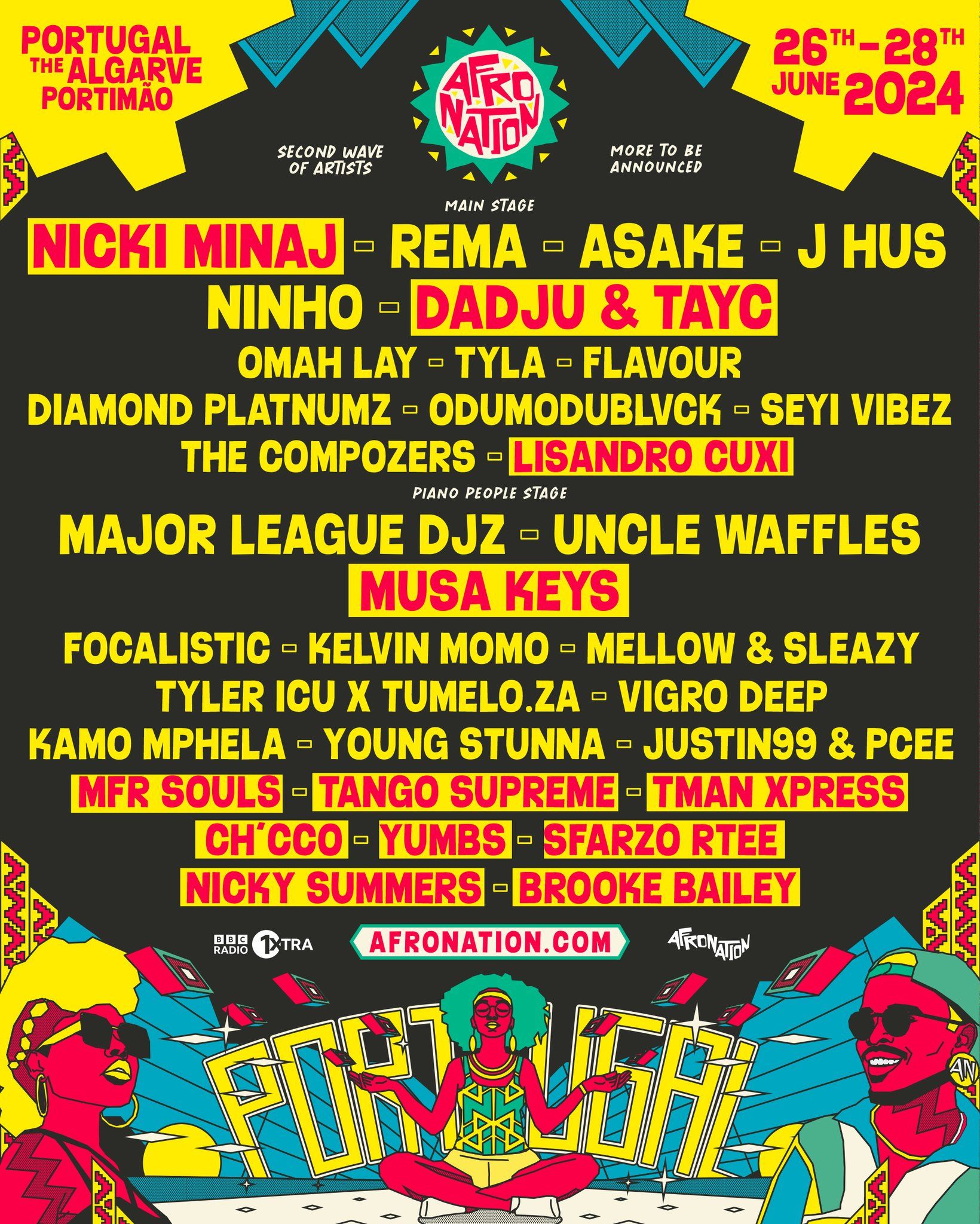 Afro Nation 2024 Phase 2 Lineup Announced That Festival Site