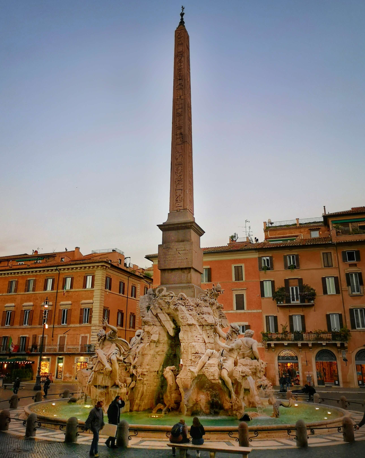 Bernini's Fountain of the Four Rivers in Piazza Navona Through Eternity Tours