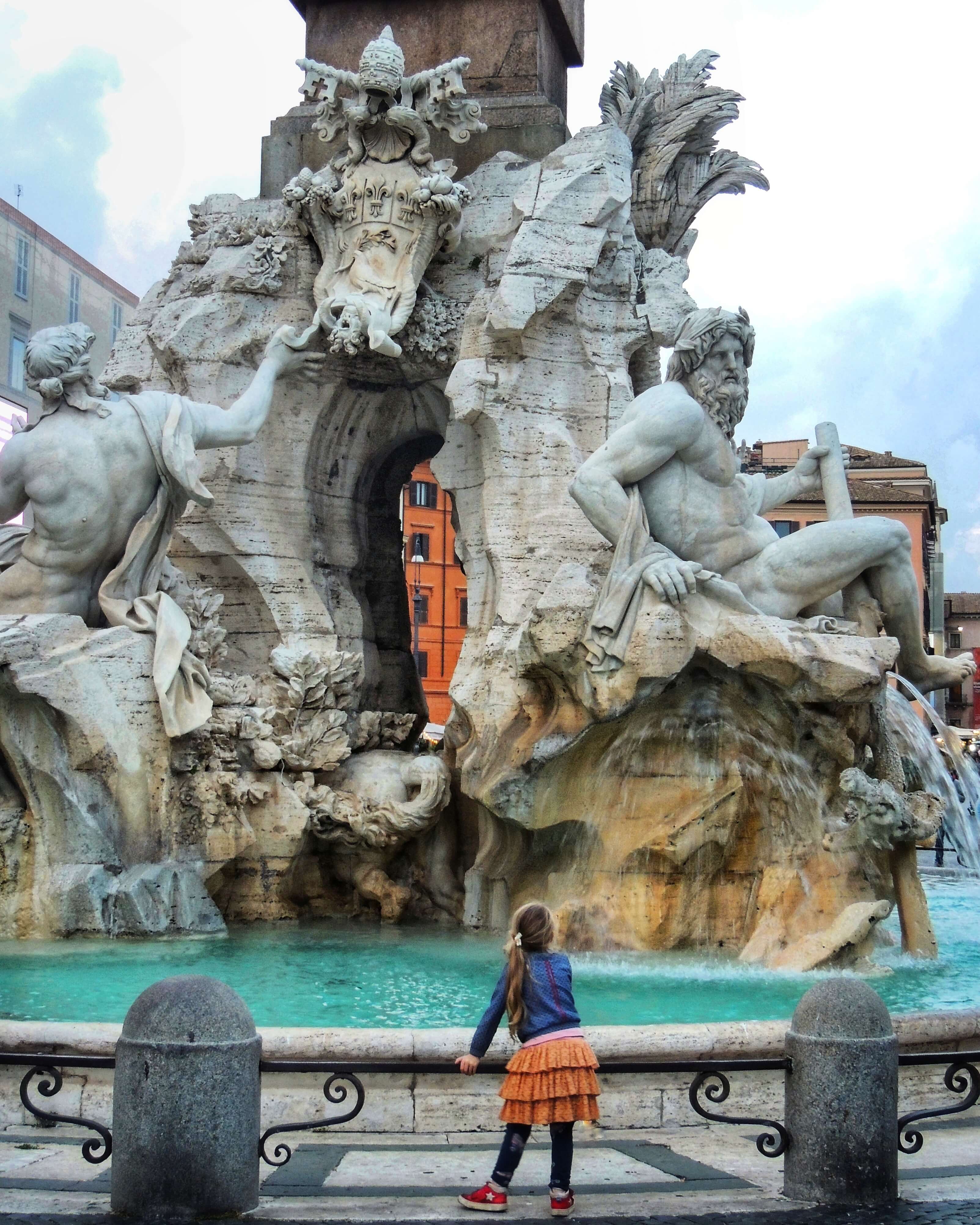 Bernini's Fountain of the Four Rivers in Piazza Navona Through Eternity Tours
