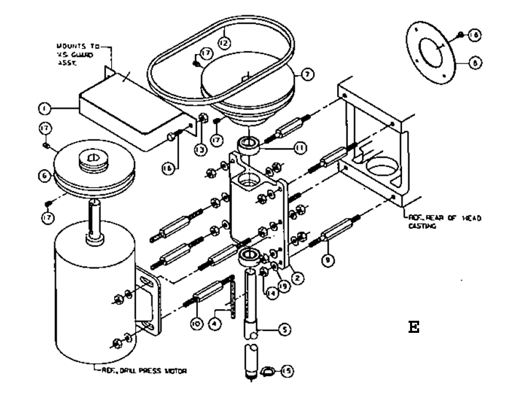 Buy Powermatic 1150 15" Drill Press Replacement Tool Parts Powermatic