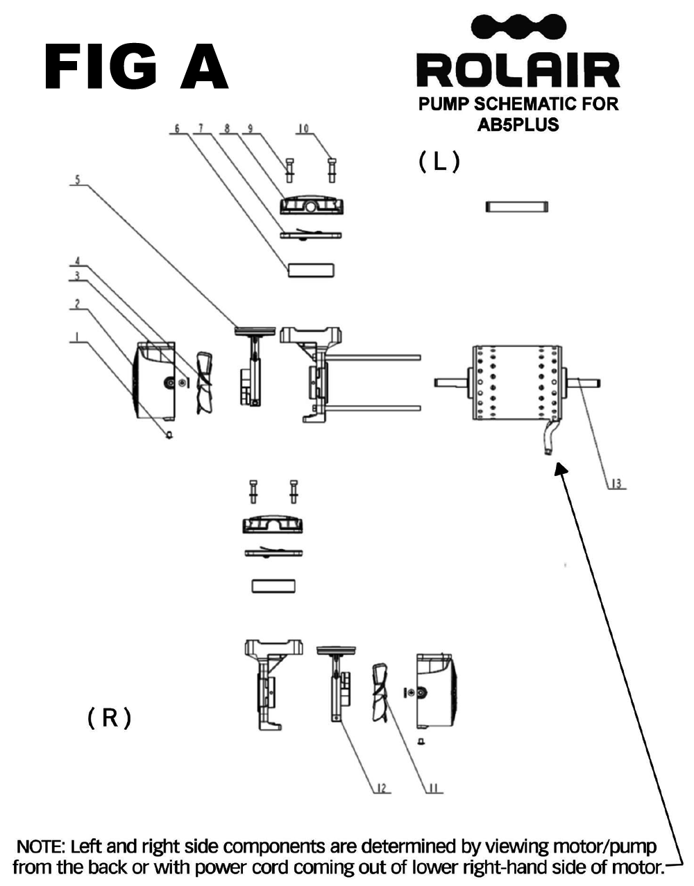 Buy rolair AB5PLUS Hand Carry Air Compressors Replacement Tool Parts