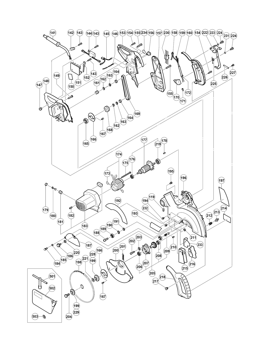 Buy Hitachi C10FSHE2 Replacement Tool Parts | Hitachi C10FSHE2 Diagram