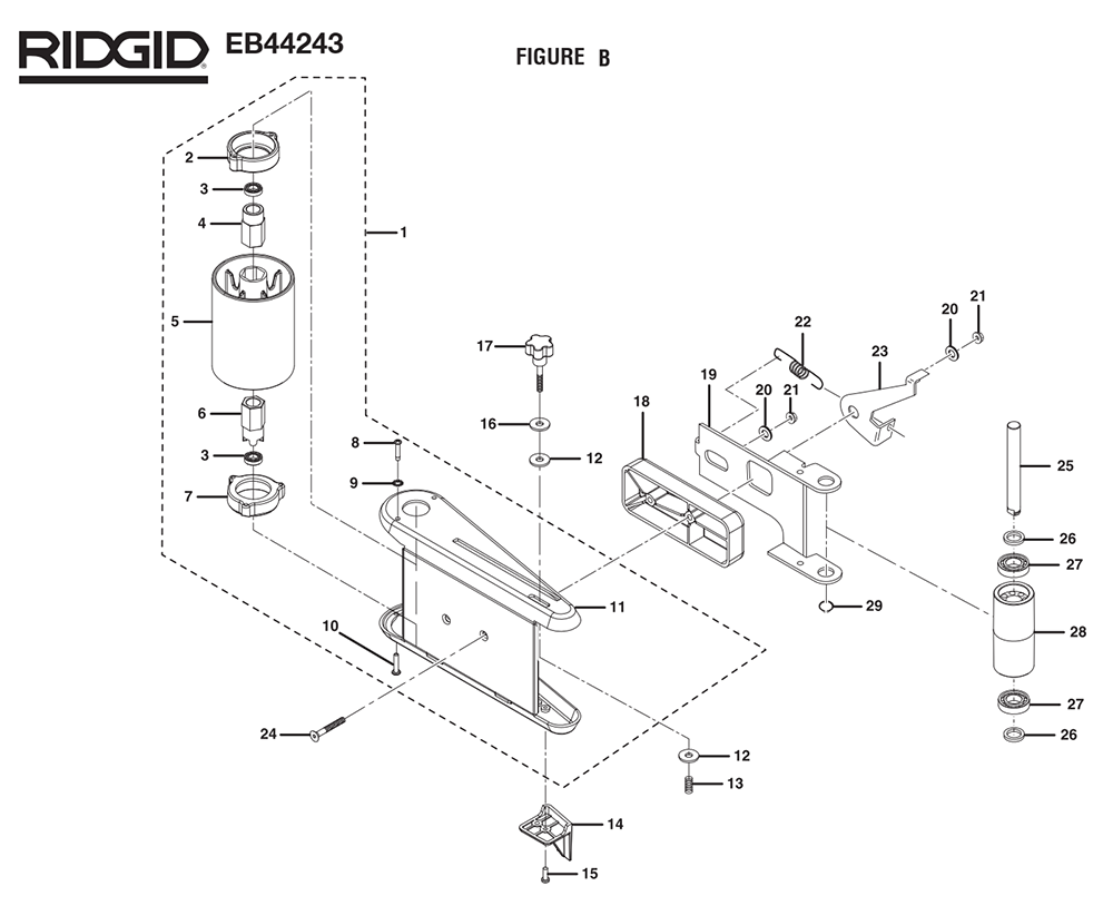 Buy Ridgid EB44243 Oscillating Edge Belt/Spindle Sander Replacement