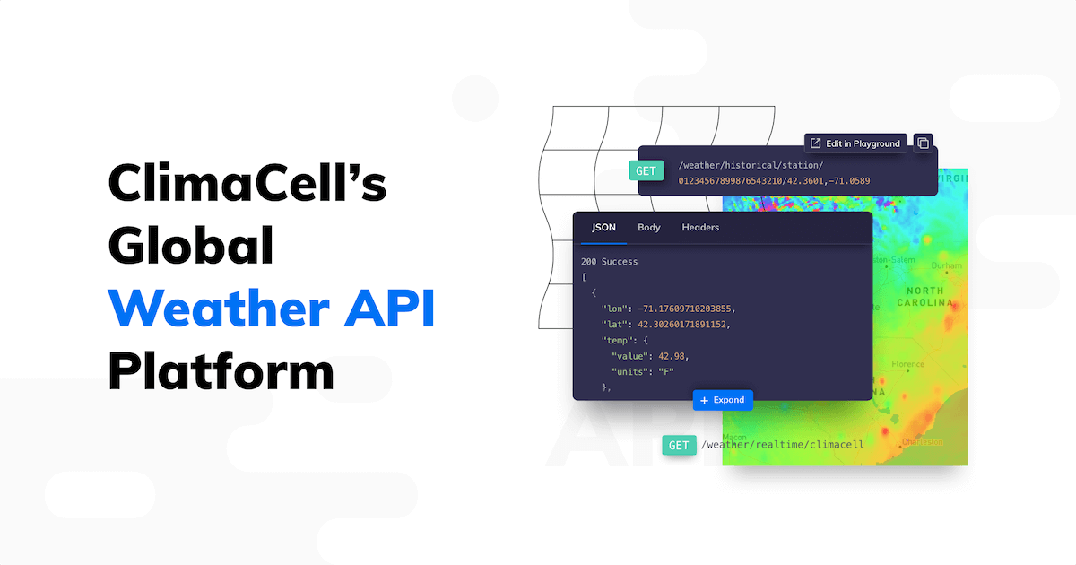 Access the BestinClass Weather API for Free with Tomorrow.io