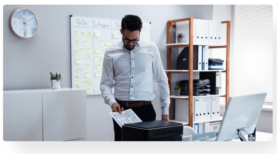 Edge print remote printing enabled