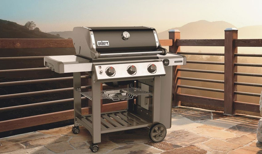 er® Genesis II SE310 Gas or Charcoal Grills Deck Center