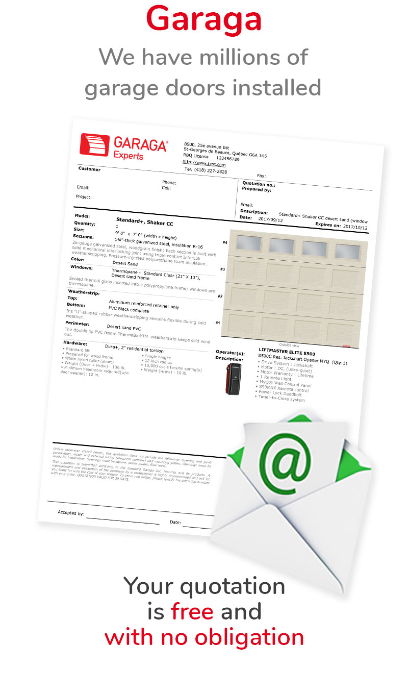 Get A Quote Mechanicsburg Garage Doors and Openers Baker Door Company