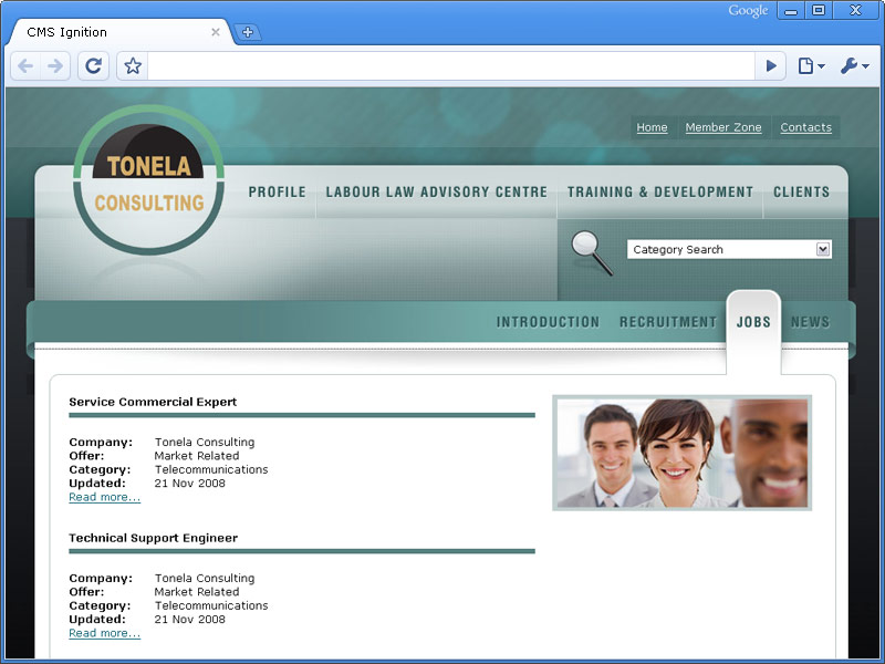 CMS Ignition Jobs Module