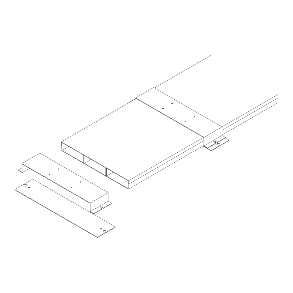 Ducting 2.5m Length [steel] Cable Management Supplies Ltd