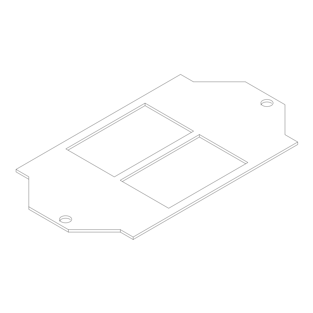 2way Data [36.6x22.4mm] LJ6C Cable Management Supplies Ltd