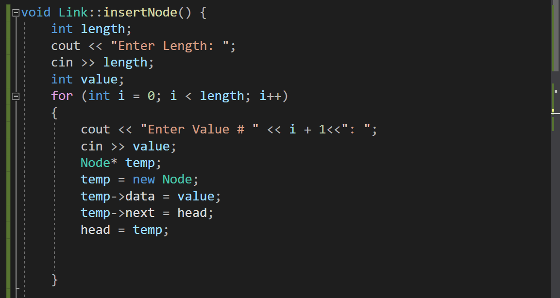 Singly Linked List C++ Insert and Traverse Nodes CMSRush