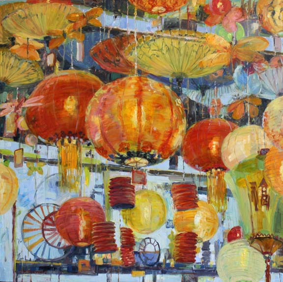 Lantern Paintings Carol Stewart